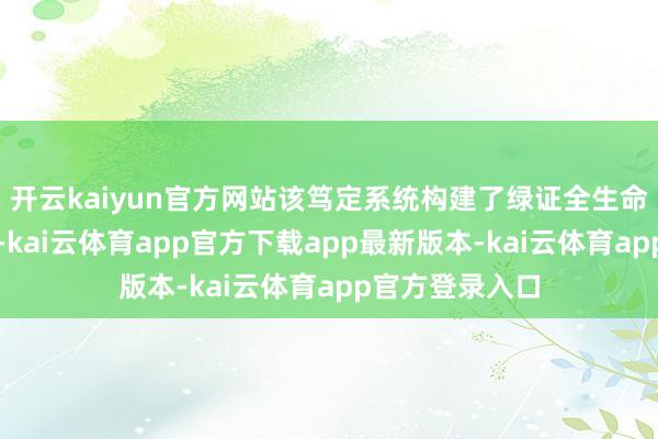 开云kaiyun官方网站该笃定系统构建了绿证全生命周期料理机制-kai云体育app官方下载app最新版本-kai云体育app官方登录入口